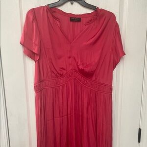 Lane Bryant Red Midi Dress